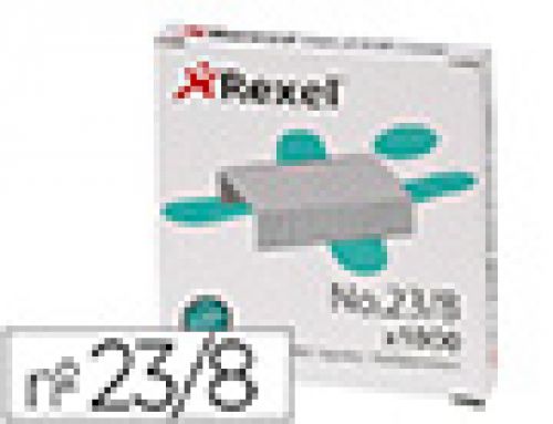 Agrafes rexel 23/8 aco caixa de 1000 unidades , Rexel , 300035 , 5028252135337